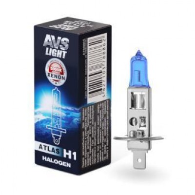 Галогенная лампа H1 AVS ATLAS BOX/5000К/12V.55W