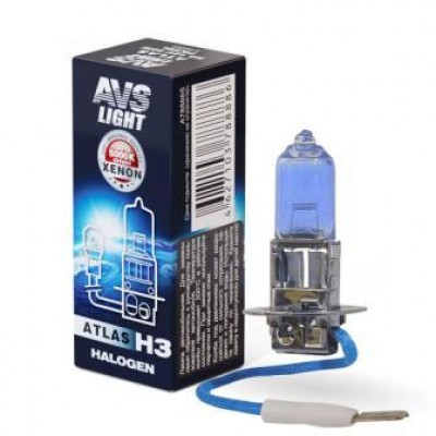 Галогенная лампа H3 AVS ATLAS BOX/5000К/12V.55W