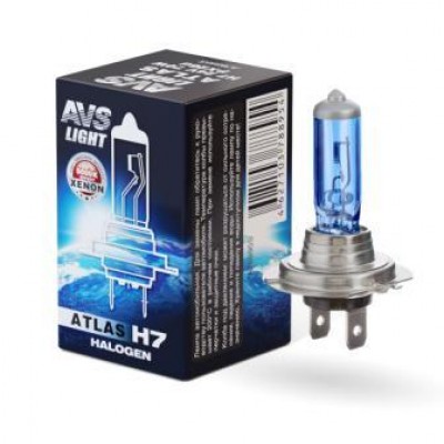 Галогенная лампа H7 AVS ATLAS BOX/5000К/12V.55W