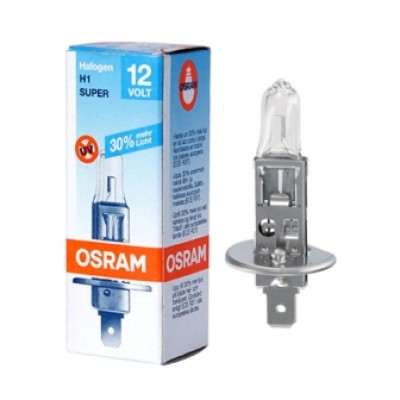 Галогенная лампа H1 OSRAM SUPER+30% 12V/55W