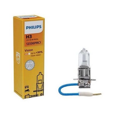 Галогенная лампа H3 PHILIPS+30% 12V/55W